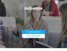 Tablet Screenshot of nubentia.com